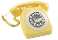 Téléphone mains libres noir avec fil, Vintage, intelligent, Antique, fil noir, décoration ancienne, breloques en résine, carte Sim de bureau, téléphone fixe Gsm