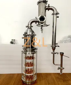 Factory price 100L 200L 300L 400L 500L alcohol moonshine gin distillery distillation equipment with gin basket