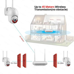 Kit caméra PTZ sans fil Wifi Icsee 2Mp, double objectif, extérieur, étanche, couleur intégrale HD, avec stockage cloud et interphone vocal - Product Image 4