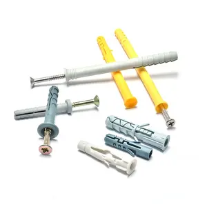 Customized Muti Sizes Spring Wing Sleeve Anchors Toggle Nylon Expansion Anchor Bolt for Concrete