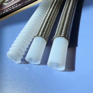 Tuyau <span class=keywords><strong>flexible</strong></span> en acier inoxydable 304 tressé en spirale, ondulé, en PTFE (Teflon), résistant aux acides et aux alcalis, avec service <span class=keywords><strong>de</strong></span> découpe pour système <span class=keywords><strong>de</strong></span> carburant - Product Image 6