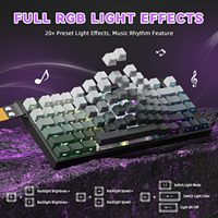ATTACK SHARK R82 HE Hall Effect Keyboards Adjustable Actuation Point Custom Mechanical RGB Light Computer Accessories Gamer Gift