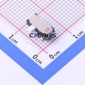 CL-SB-22B-12T Slide Switch SMD Switch Double Pole Double Throw Rectangle Pin Header Gull Wing Type 8.5mm - Product Image 1