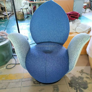 <span class=keywords><strong>Fauteuil</strong></span> pivotant moderne chaise longue avec tissu souple rembourré <span class=keywords><strong>pour</strong></span> bureau à domicile ou hôtel <span class=keywords><strong>pour</strong></span> appartement - Product Image 3