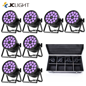 18 Uds Led Par Light 18x10W Rgbw 4 en <span class=keywords><strong>1</strong></span> Club Party <span class=keywords><strong>Dj</strong></span> Led Par Light Dmx Control sonido activado Led Par Can luces - Product Image 3