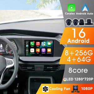Android Auto sans fil Carplay pour VW <span class=keywords><strong>Caddy</strong></span> 2021-2024, autoradio multimédia Bluetooth 8 cœurs Wifi, vidéo - Product Image 2