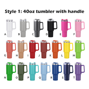 Gobelet <span class=keywords><strong>isotherme</strong></span> personnalisé H1.0 H2.0 40oz avec poignée, tasse en métal à double paroi en acier inoxydable, <span class=keywords><strong>mug</strong></span> de voyage pour café - Product Image 3
