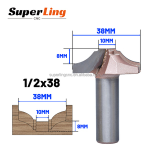 Nhà Máy bán hàng trực tiếp rắn Carbide gỗ đúc cắt khắc cửa tủ bits cho MDF và gỗ cứng - Product Image 1