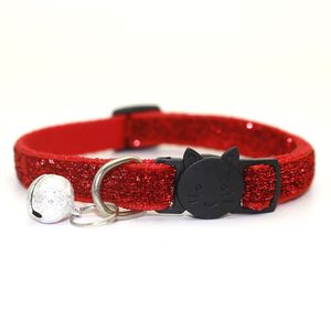 Nuevo <span class=keywords><strong>Collar</strong></span> para Gato de Terciopelo Dorado, Bonitos Collares para Gato, <span class=keywords><strong>Collar</strong></span> para Gato con Hebilla de Seguridad de Lujo - Product Image 6