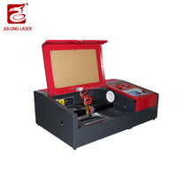 Machine de gravure laser CO2 40W 4040 refroidie par eau CNC, formats graphiques AI pour bois, MDF, verre, acrylique, non-métaux et tissus