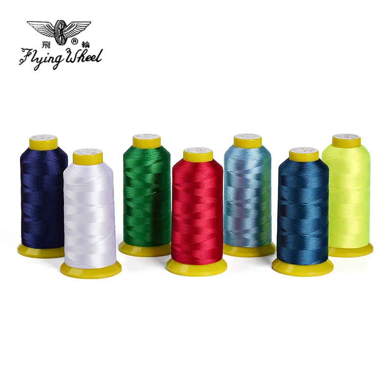 Wholesale 100% Polyester Embroidery Thread Tex27 Ticket120 120D/2 4000 Meters Sewing Thread