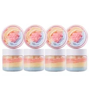 Private Label Own Brand High Quality Organic Whitening Body Cream Beauty Moisturizing Shea Butter Body Cream