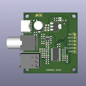 บอร์ดแปลงสัญญาณ DIR9001 <span class=keywords><strong>SPDIF</strong></span> เป็น I2S รองรับอินพุตออปติคอลและโคแอกเชียล 24 บิต/192 กิโลเฮิรตซ์ โมดูลอินเทอร์เฟซเสียงดิจิตอลสำหรับ DAC/โครงการเสียง - Product Image 5