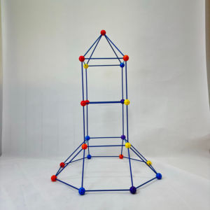 Kit de construction de château et de fort DIY 69 pièces - Jouet éducatif pour construire sa propre tente - Product Image 4