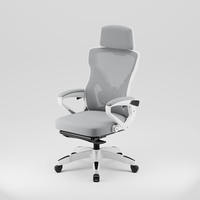 Silla de Oficina con Reposacabezas, Silla Giratoria para Escritorio de Computadora con Altura Ajustable, Cómoda y Transpirable, Silla de Trabajo para el Hogar y el Estudio