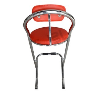 เก้าอี้อาร์เคดบลี เบาะหนังสีแดง โครงเหล็กสแตนเลส สูง 55 ซม. เก้าอี้เกมมิ่ง - Product Image 5