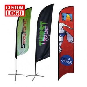 Outdoor Advertising Beach <b>Flag</b> Double Side Promotional Teardrop Banner Print Advertising Knife <b>Flag</b> Beach <b>Flags</b> - Product Image 1