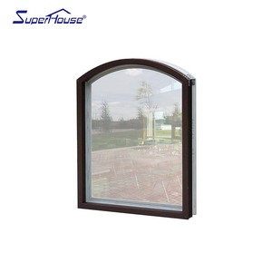 Finestre e Porte Antiuragano a Prova d'Impatto con Taglio Termico, Antivento, <span class=keywords><strong>in</strong></span> <span class=keywords><strong>Alluminio</strong></span> <span class=keywords><strong>Esterno</strong></span>, Triplo Vetro ad Arco Fisso Tedesco - Product Image 4