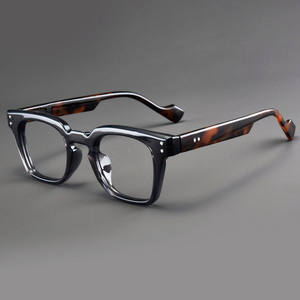<span class=keywords><strong>Gafas</strong></span> <span class=keywords><strong>de</strong></span> Lectura Retro Naranjas con Protección Anti Luz Azul, Ecológicas, Unisex, Montura Cuadrada Completa, Ultraligeras, para Presbicia - Product Image 3