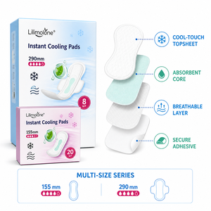 Toalla de Algodón Orgánico Súper Absorbente para el Cuidado de la Piel, Toalla Sanitaria Larga Maxi para Mujeres, Toalla Sanitaria Premium - Product Image 4