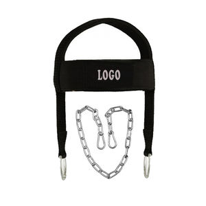 Arnés de cabeza de entrenamiento de gimnasio de alta calidad, accesorio de equipo de levantamiento de pesas hecho a medida de algodón/poliéster - Product Image 3
