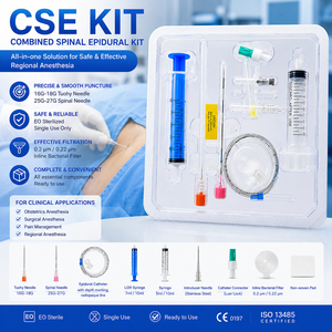 All-in-One Combined Spinal <strong>Epidural</strong> <strong>Kit</strong> with 16G-18G Tuohy Needle and 25G-27G Spinal Needle - Product Image 3