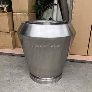 Fournitures de <span class=keywords><strong>jardin</strong></span> extérieur en acier grande taille <span class=keywords><strong>bleu</strong></span> pot de <span class=keywords><strong>fleur</strong></span> extérieur/grand vase chromé - Product Image 6