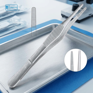 Pinces à pansements chirurgicales en acier inoxydable, instrument manuel de chirurgie générale, classe II, certifié CE, modèle F5-036, ISO 2015 - Product Image 4