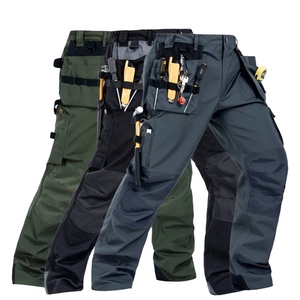 Nuovi Pantaloni <span class=keywords><strong>Cargo</strong></span> Unisex da Lavoro con Logo Personalizzato, Multi-Tasca, 100% Cotone, Abbigliamento da Lavoro per Uomo - Product Image 1