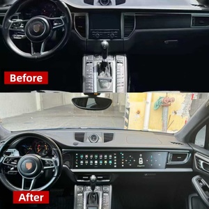 Autoradio Android con Doppio Schermo Touch da 12,3 Pollici, Carplay Wireless, Navigazione GPS per Porsche Macan 2013-2017, Lettore <span class=keywords><strong>Multimediale</strong></span> - Product Image 1