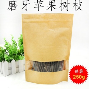 Palitos de madera de manzano para masticar para animales pequeños, bolsa de 250 g, juguete natural duradero - Product Image 4