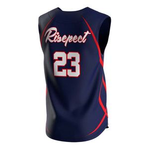 Camiseta Deportiva Personalizada con Logotipo OEM, Camiseta sin Mangas con Botones, Sublimación Personalizada, Diseño de Jersey de Béisbol para Hombres, Mujeres y Niños - Product Image 4
