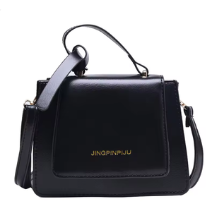 Sac à main de luxe pour femmes, sac à bandoulière élégant et mignon en cuir PU bicolore, style ethnique - Product Image 5