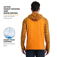 Camiseta con Capucha y Protección UV para Hombre, UPF 50, con Tela Transpirable y Máscara de Cobertura Total para Pesca y Aventuras, Diseño Personalizado