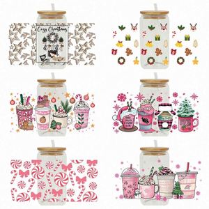 Autocollants de transfert UV durables personnalisés à double face imprimés par transfert d'eau, motif astronaute spatial et étoiles de dessin animé, pour habillage de tasses et mugs - Product Image 2