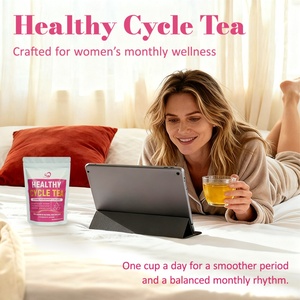 Thé de cycle menstruel sain 100% naturel et biologique personnalisé Chinaherbs 8g*10 sachets saveur rose Équilibre hormonal féminin Thé végétalien - Product Image 4