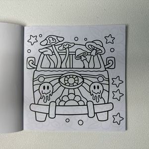 Bespoke Trippy & Groovy Màu cuốn sách phim hoạt hình thiết kế bìa mềm tùy chỉnh màu cuốn sách cho xu hướng người hâm mộ cứu trợ sản phẩm - Product Image 6