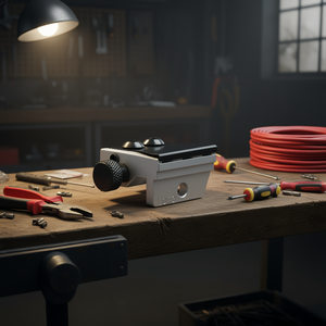 Posicionador para herramienta de crimpado de cables 97 49 26 con perilla ajustable y almohadillas de goma - Product Image 2