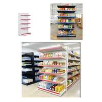 Étagère en acier thermolaqué Gui Chang, rayonnage de vente au détail réglable, étagère gondole, rayonnage métallique pour supermarché, rayonnage de supermarché