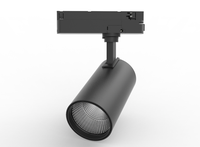 Nouveauté COB Led Intrack Spot Réglable Cct Dipswitch 3000k 4000k 5000k IP20 4 Fils 3 Phase Track Rail Led Spot pour les projets d'éclairage