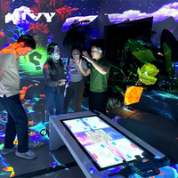 Solutions de projection pour aires de jeux interactives intérieures pour enfants, vente directe d'usine de tables interactives