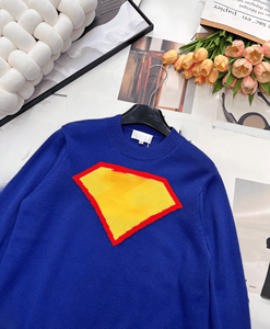 Suéter de punto con cuello redondo y estampado de superhéroes, jersey informal para uso diario y eventos temáticos - Product Image 4