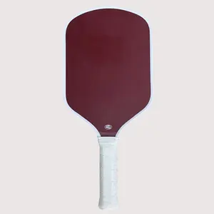 2024 New Style Raw Red Texture 16mm Kevlar Pickleball Paddle