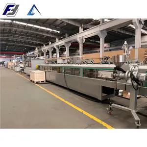 Factory price black PE HDPE pipe extrusion line Plastic tube making machinery