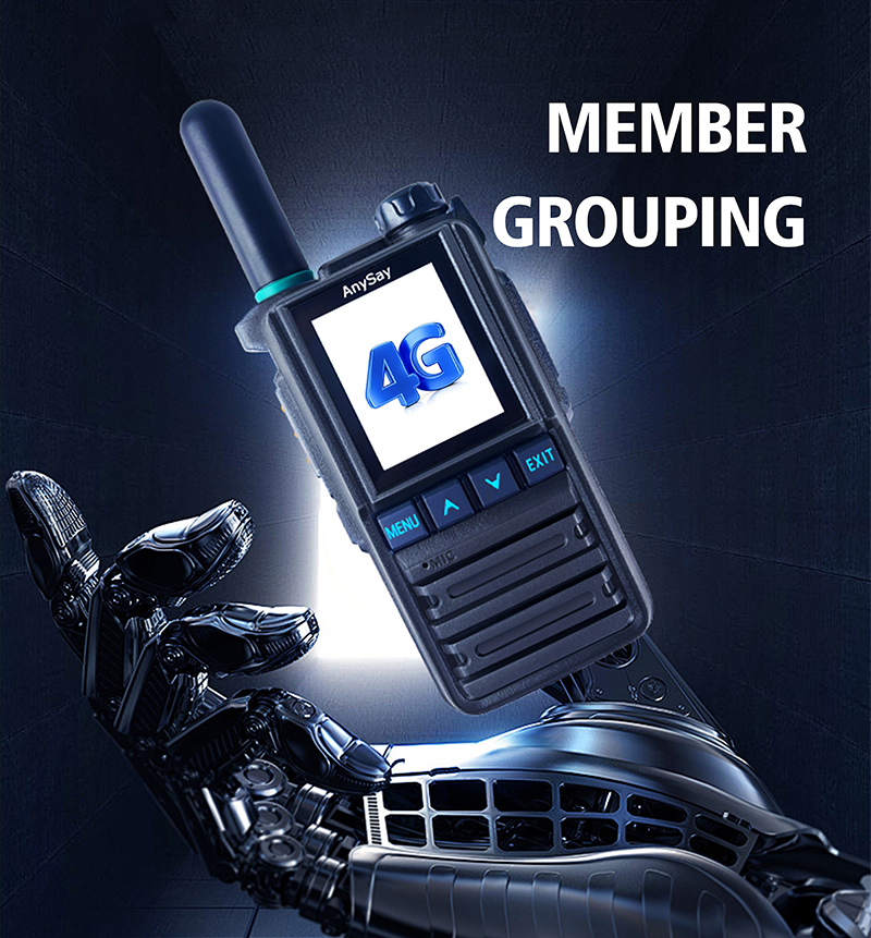 C919 Easy Operation Strong signal 4G POC PTT Antenna Radio Talkie-walkie