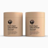 Emballages en papier pour cosmétiques recyclables avec logo personnalisé, tubes en papier biodégradables pour thé, café, cosmétiques, huiles essentielles