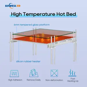 Grande impressão tamanho duplo extrusora 3d impressão máquina barata preço digital alta temperatura industrial impressora 3d