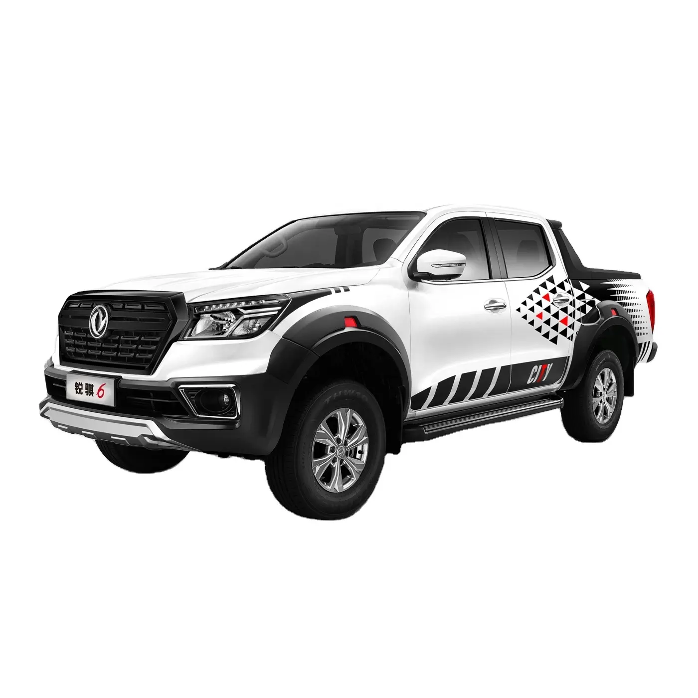 New Brand Chinese Off-road LHD Rich 6 gasoline engine Pickup Truck/4x4 off road pickup for sale