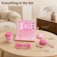 Ordinateur portable éducatif avec 65 modes d'apprentissage, clavier et souris, pour enfants de 5 à 7 ans