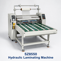 Machine de laminage automatique hydraulique pour film BOPP SZ8500 avec fonction de rupture et d'empilage automatiques
